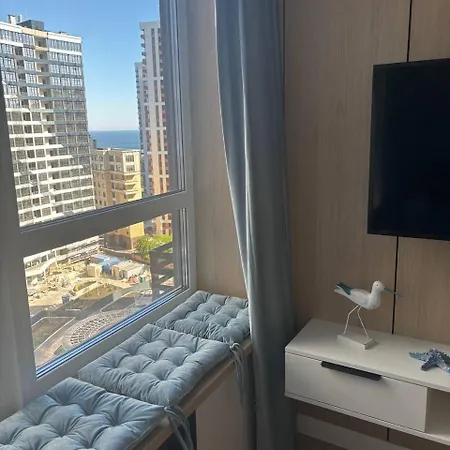 з видом на море в аркадії Apartment